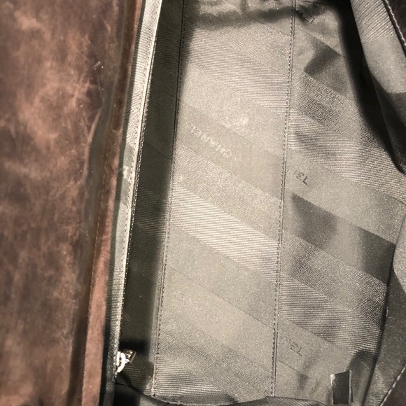 CHANEL AGED CALFSKN QUILTED BOWLER STYLE TOTE BAG - Picture 11 of 12